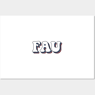 fau lettering Posters and Art